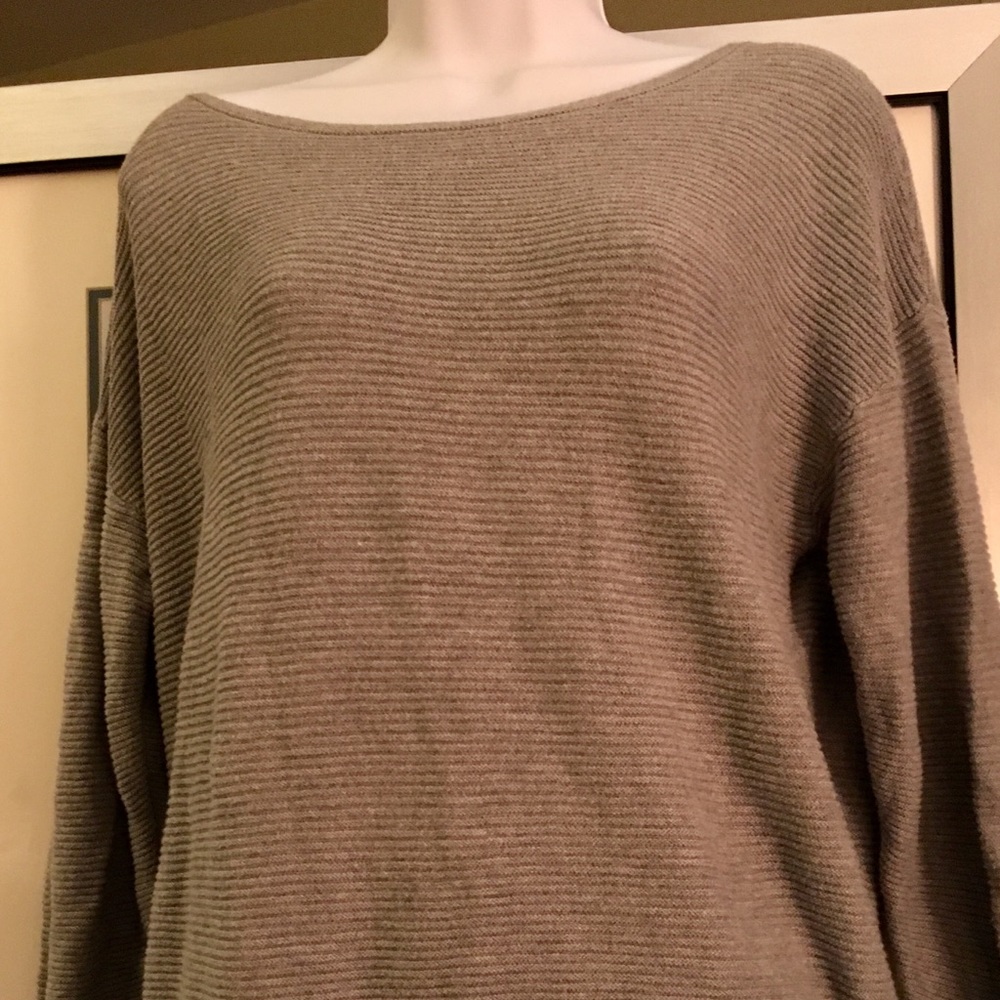 Merona ribbed sweater 3/4 sleeve